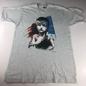 1986 vtg Les Miserables Large t shirt